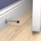 National Hardware National Hardware Powell 5/8 in. W X 3-19/32 in. L Zinc Satin Nickel Silver Door Stop Mounts to door N830-531 - alternate 2